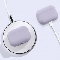 Écouteurs TWS miniatures colorés avec logo personnalisé, étui de protection souple en silicone fin, portable, antichoc pour AirPods Pro 1/2