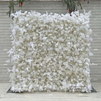 Collection de Meilleures Ventes 7D de Mur de Fleurs Artificielles Romantiques Modernes pour la Décoration de Mariage Événements - Nouveauté