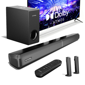 Barra de Sonido ULTIMEA 4.1 Canales Dolby Atmos 2 en 1 con Bluetooth 5.3 para TV con Subwoofer, 280W, 3 Modos de Ecualización, Cine en Casa - Product Image 1
