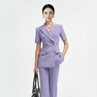 Ensembles de costumes pour femmes, vêtements de bureau pour femmes, robe formelle en polyester pour vêtements de carrière, OEM ODM