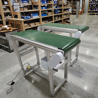 Convoyeur à bande en PVC de qualité alimentaire pour légumes et fruits Petit convoyeur à bande industriel pour entrepôt Usage domestique Magasin industriel