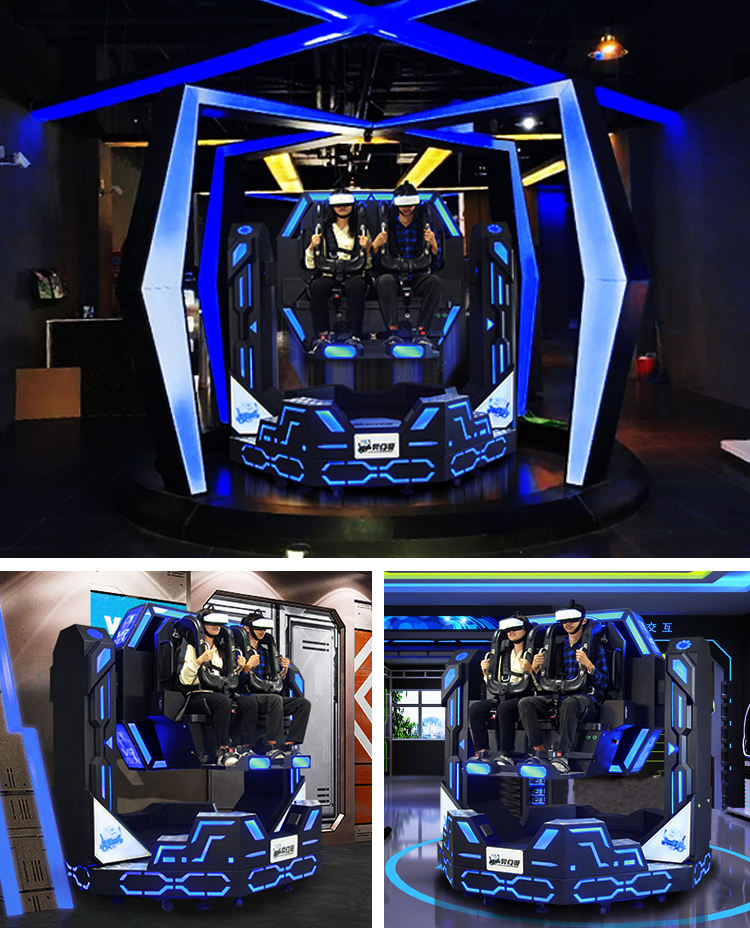 1080 Degree Roller Coaster - 9D VR Game Machine Simulator