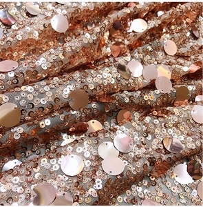 100% Polyester Glitter <strong>Sequin</strong> Tulle Shiny <strong>Mesh</strong> Lace Fabric for Dresses and Weddings - Product Image 2