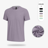T-shirt de tennis de table à manches courtes et col rond en nylon, séchage rapide, haute qualité, pour la course à pied, les loisirs sportifs, le tennis