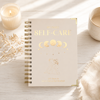 Ensemble de carnets personnalisés AP pour la motivation positive, le bien-être et les soins personnels, planificateur de repas, carnet de notes personnalisé