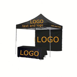 High Quality Customized 10*10 Popup <b>Canopy</b> Advertising <b>Tent</b> Peak Banner Fire Retardant Waterproof for Tradeshow Giveaways - Product Image 1
