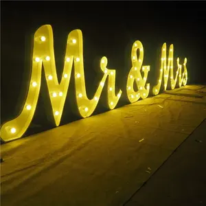 Led Light Led Sign Factory Supplier Waterproof Led Illuminated Sign Led Letters Reception Wall Signage Marquee Letter Lights