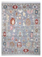 Tapis noué à la main, style tissage persan, chef-d'œuvre tissé à la main, en laine luxueuse pour salon