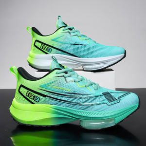 Zapatillas Deportivas para Hombre, Talla Grande, con Degradado de Color, Amortiguación de Aire, Transpirables, de Malla, para Caminar, Gimnasio y Entrenamiento - Product Image 4