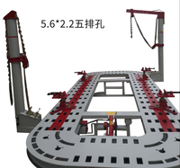 Redresseur de châssis hydraulique Tonghong TH-5200 pour voitures, machine de réparation de carrosserie, table de travail en acier 5200x2100mm, hauteur de banc 56cm
