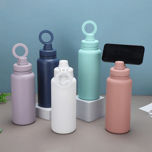 Bouteille d'eau de 1000 ml avec support magnétique pour téléphone portable, sans BPA, bouteille d'eau sportive personnalisée avec support magnétique pour téléphone. - Product Image 5