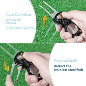 Herramienta Plegable para Reparación de Césped HYGP-16, de Acero Inoxidable ABS+ Ecológico, con Impresión Personalizada, Duradera, para Golf - Product Image 4