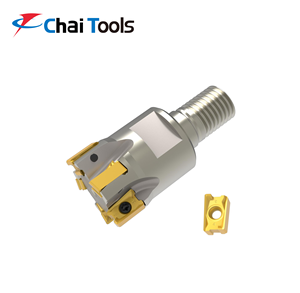 Soporte de fresa de extremo roscado CNC Soporte de montaje plano HSS Borde de corte en espiral de ángulo de <span class=keywords><strong>rastrillo</strong></span> positivo grande para un corte eficiente - Product Image 1