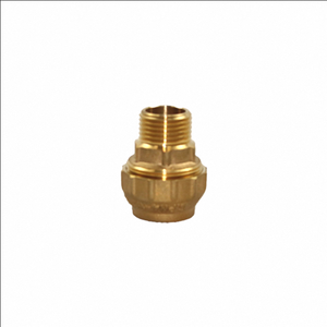 Ống tùy chỉnh xoay Đồng hồ nước Nam Khớp nối Công Đoàn hệ thống ống nước Nut kết nối nén phù hợp cho HDPE NPT BSP chủ đề Brass - Product Image 3