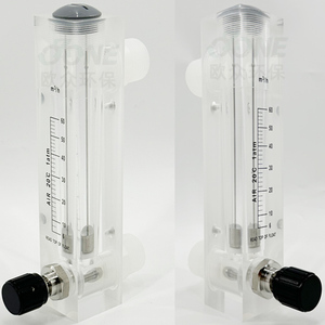 空気ロタメータパネル空気流量計調節可能なバルブ付きアクリルガス流量計 - Product Image 2