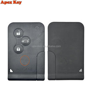 Coque de clé intelligente de remplacement à 3 boutons pour Renault Clio Logan Megane 2 3 Koleos Scenic, étui de clé télécommande à 3 boutons, petite clé - Product Image 1