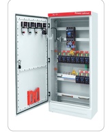 Armoire de distribution d'énergie basse tension personnalisée à trois compartiments et quatre fils en cuivre pour éclairage de chantier et ventilateurs