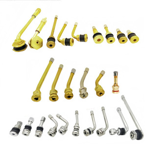 Tiges de valve sans chambre à air en cuivre pour camions, bus et véhicules lourds, embout américain TR570, OEM personnalisable - Product Image 1