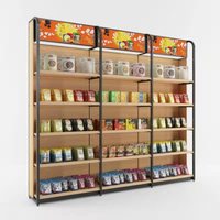 Enkelzijdige lichtgewicht wandplankensysteem voor wandmontage |   Nieuw aanpasbaar displayrek voor detailhandel & supermarkten