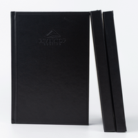 Fabricant de cahiers d'agenda A5 en cuir PU avec logo personnalisé, couverture rigide, avec marque-page ruban et porte-stylo