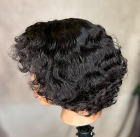 Perruque 100% Cheveux Humains Bob, Meilleure Vente, Perruque Bouclée 13*4 avec Dentelle Frontale, Styles Naturels Brésiliens, Perruque Sans Colle