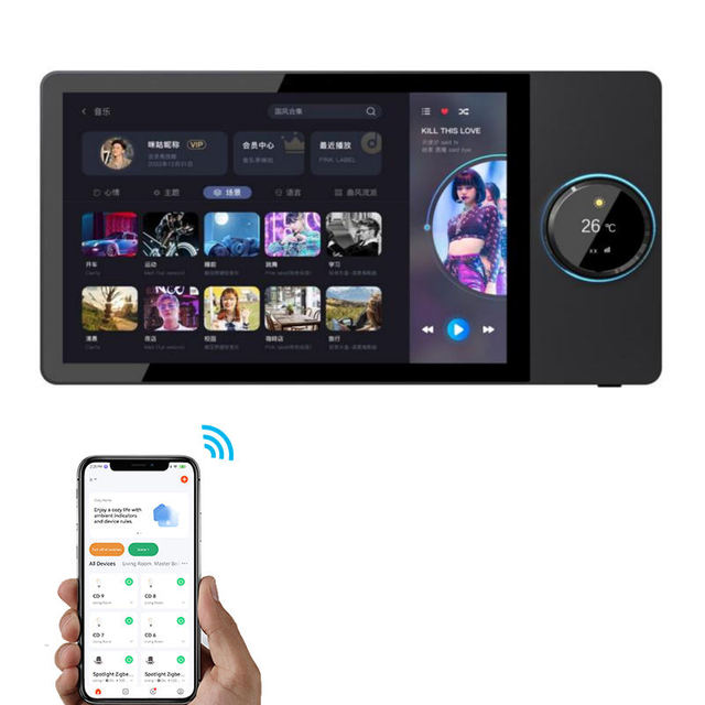8 Inch Hub Automation Panel Gateway Alexa Google Control Panel Wifi Tuya Zigbee Touch Screen Tuya Smart Home Control Panel