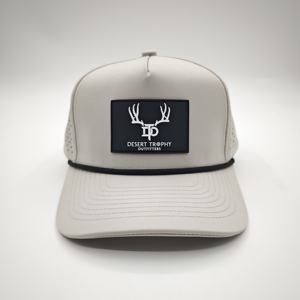 Casquette de baseball personnalisée à 5 panneaux avec logo en patch de caoutchouc, imperméable, perforations découpées au laser, réglable, motif Argyle Fruit, style Dad Hat - Product Image 2