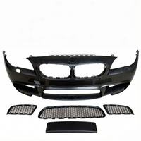 Kit de pare-chocs avant modifié M5 pour BMW Série 5 F10 F18 avec calandre et plaque d'immatriculation, kit de carrosserie avant, mise à niveau 2011-2017