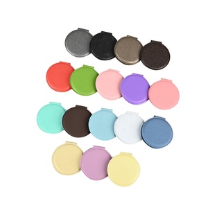Espejo de Maquillaje <span class=keywords><strong>Plegable</strong></span> de PVC de Color Sólido Personalizado por el Fabricante, Espejo Cosmético para Mujer, Regalos Promocionales Publicitarios - Product Image 3