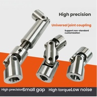 Roulement à aiguilles croisées de précision en acier inoxydable, coupleur à joint universel simple/double, arbre télescopique, alésage 30 mm