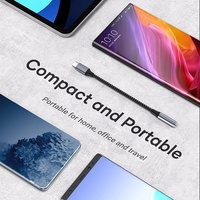 Câble adaptateur USB C Type C Type-C mâle vers 3,5 mm femelle DAC numérique, adaptateur de prise audio stéréo pour casque