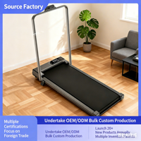Tapis roulant électrique pliable pour la maison, design compact pour l'intérieur, ultra silencieux, moteur 2HP, absorption des chocs, réglage de la vitesse