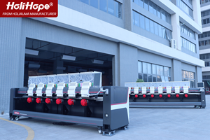 Máquina de Bordar Plana de Seis <span class=keywords><strong>Cabezas</strong></span> Holiauma Holihope de Fábrica con 10 Años de Garantía, Similar a la Máquina de Bordar Computarizada Happy <span class=keywords><strong>Tajima</strong></span> - Product Image 2