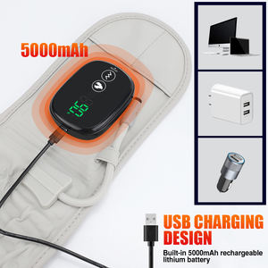 US Kostenloser Versand Luft dekompression Rückens tütze Lendenwirbel Traktion unterstützung Massage gürtel Schnur lose Heizung Vibration Taillen massage gerät - Product Image 6