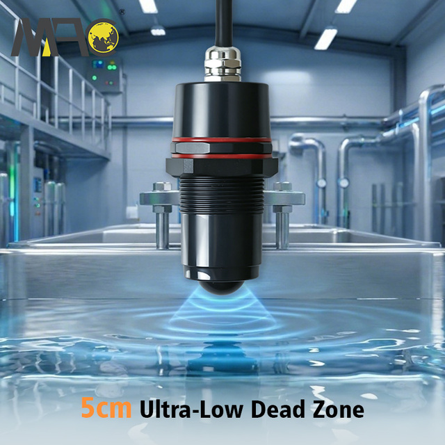 60G Millimeter Wave Radar Level Transmitter for Urban Sewer Drainage Manhole Monitor Bluetooth App Config 5cm Dead Zone Sensor
