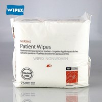Lingettes sèches pour patients Airlaid, lingettes absorbantes, 100% pâte de bois, papier d'infirmière