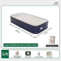 Lit superposé gonflable avec pompe intégrée, très bien noté, matelas pneumatique gonflable pour le camping, en vente