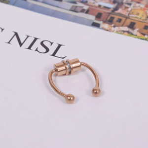 Anneau de nez magnétique en acier inoxydable en gros, anneau en fer à cheval, anneau de nez, bijoux de <span class=keywords><strong>piercing</strong></span> - Product Image 3