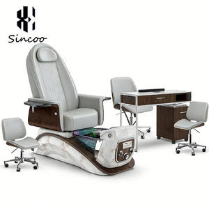 Sillón de Masaje Eléctrico de Lujo para Salón de Uñas y Spa, con Diseño Personalizado, Masaje Táctil Humano y Bomba de Chorro para Pedicura - Product Image 2