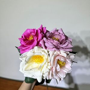 RK299 Fiori Artificiali di Rosa di Alta Qualità, Effetto Realistico, per Matrimoni e Decorazioni Domestiche - Product Image 2
