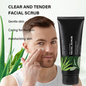 Commercio all'ingrosso da <span class=keywords><strong>uomo</strong></span> Aloe Vera Scrub per il <span class=keywords><strong>viso</strong></span> pulizia profonda <span class=keywords><strong>crema</strong></span> esfoliante con burro di karité per la pelle luminosa - Product Image 3