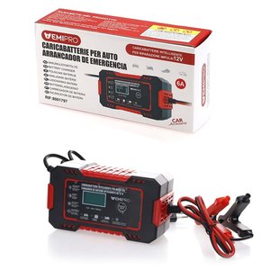 Caricabatterie per auto 12V 6A, schermo LCD 12V 4Ah-100Ah caricabatteria per moto auto e moto/accessori per auto - Product Image 2