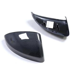 Nouvelle coque de rétroviseur latéral en fibre de carbone, pièce auto de remplacement en ABS avec option de trou auxiliaire pour Audi R8 TT TTS, protection - Product Image 3