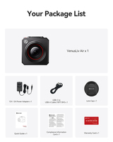 Caméra Hollyland VenusLiv Air Live Streaming 1/1 "CMOS/F1.05 Objectif personnalisé 4K30p/UVC/Sortie vidéo Construit 24/7 Streaming