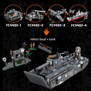 Serie militar de fabricación china T34 modelo de tanque Iaohua Unisex ensamblado lanzacohetes juguete escala 1:5 plástico - Product Image 3