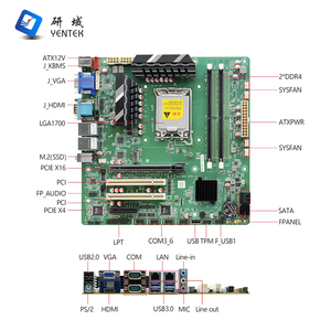 Материнская плата Intel LGA1700 12th 13th <span class=keywords><strong>I3</strong></span> I5 I7 I9 для промышленного настольного компьютера Dual LAN 6 COM PCIE5.0 X16 PCIE3.0 X4 ATX материнская плата - Product Image 3