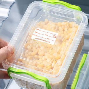 耐久性のある防水耐油性耐引裂性食品安全日付ラベルロール信頼性の高い冷凍庫冷蔵庫追跡のための光沢仕上げ - Product Image 3