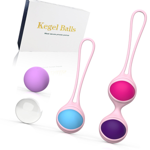 Kit de boules de Kegel lestées en silicone Y <span class=keywords><strong>Love</strong></span> pour le contrôle de la vessie, exercices des muscles du plancher pelvien, boules d'amour pour femmes, boules Ben Wa, bien-être - Product Image 1
