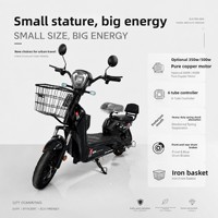 Trottinette Électrique Urbaine 350W 48V Direct Usine avec Panier et Siège Arrière, Batterie Plomb-Acide, Autonomie 55-65km, Idéale pour Adultes et Femmes