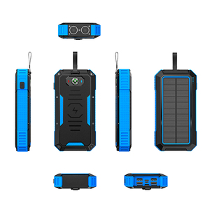 Banco de Energía Solar OEM de 30000 mAh con Carga Rápida, Resistente al Agua, con Carga Inalámbrica y 2 Linternas LED, Cargador Solar para Teléfono - Product Image 3